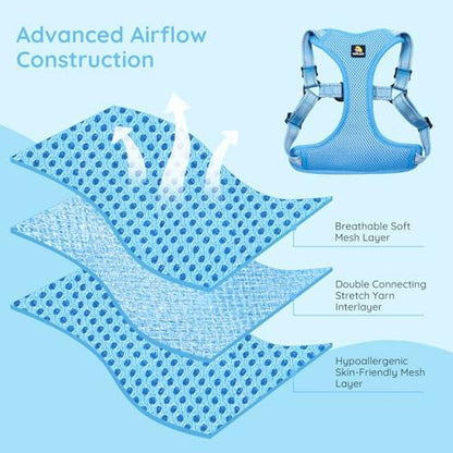 BELLA & PAL Adjustable Step-in Dog Harness, Puppy No-Pull Vest - Image 4