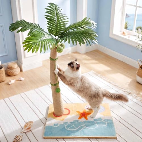 Palm Tree Tall Cat Scratching Post - Image 3