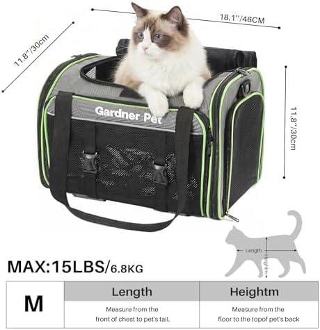 Gardner Pet Expandable Cat Carrier - Image 2