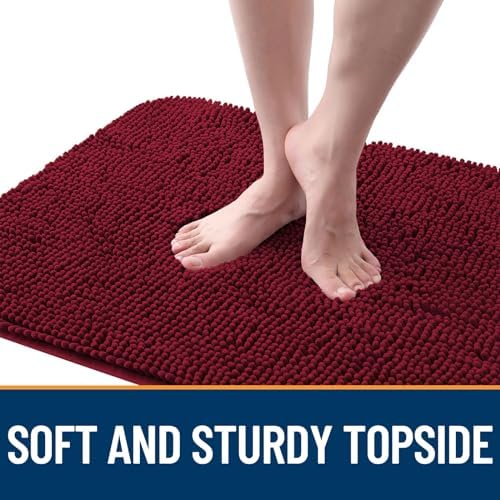 OLANLY Dog Door Mat for Muddy Paws 30x17, Super Absorbent Chenille Mud Mat - Image 4