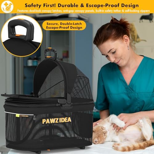 PAWZIDEA Portable Small Dog Crate - Image 4