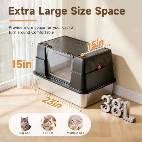 Stainless Steel Litter Box - Image 2
