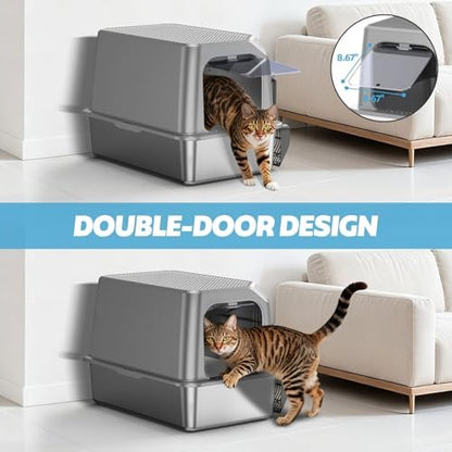 XL Stainless Steel Litter Box - Image 5