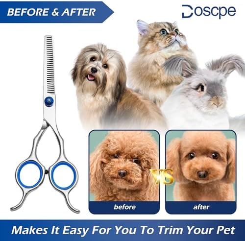 Dog Thinning Shears Professional Dog Grooming Scissors - Image 4