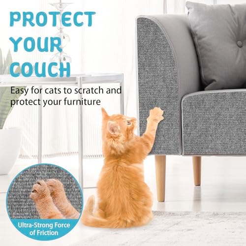 LSGCQ Cat Scratch Mat Self Adhesive Cat Scratch Furniture Protector - Image 4