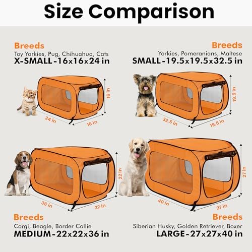 Portable Collapsible Pop Up Kennel - Image 3