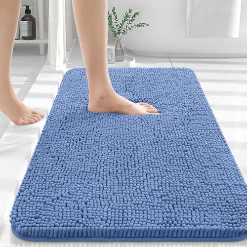 OLANLY Bathroom Rugs 30x20, Extra Soft Absorbent Chenille Bath Rugs - Image 2