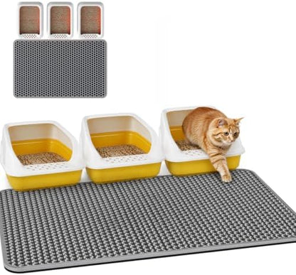 Powools Cat Litter Mat, 46 x 35 in, Waterproof by Powools