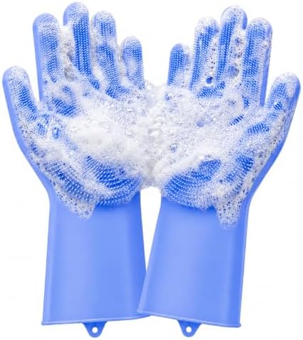 Silicone Dishwashing Gloves by Forliver