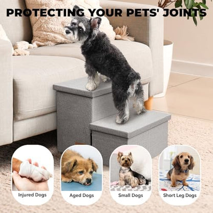 Zerbuger Dog Stairs with Storage - Image 5