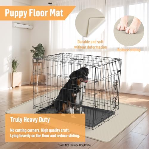 Silicone Dog Bed Mat 51"x 25.6" Crate Mat - Image 5