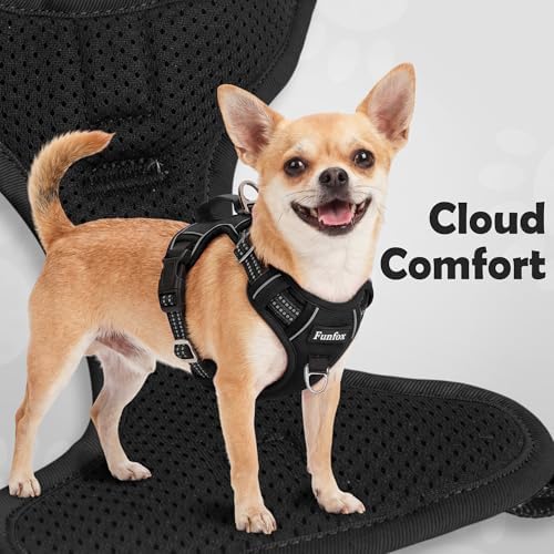Funfox Dog Harness for Large Dog No Pull, Adjustable Pet Vest Harness, Vertical - Image 6