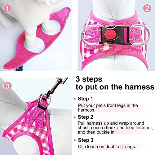 Dog Harness Step-in Breathable Puppy Cat Vest - Image 6