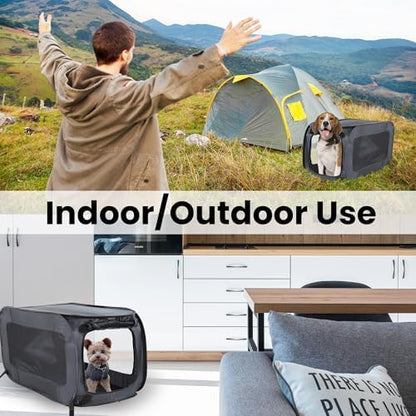Portable Collapsible Pop Up Kennel - Image 6