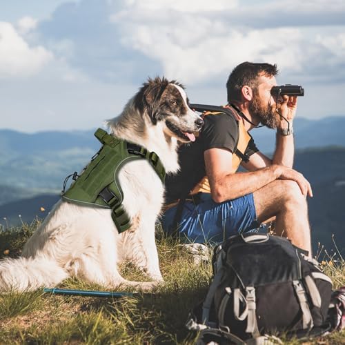 WINGOIN Green Tactical Dog Harness - Image 5