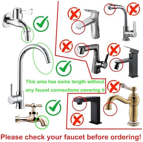 9.84ft/3m Sink Spray Hose, Portable Sink Hose Sprayer - Image 3