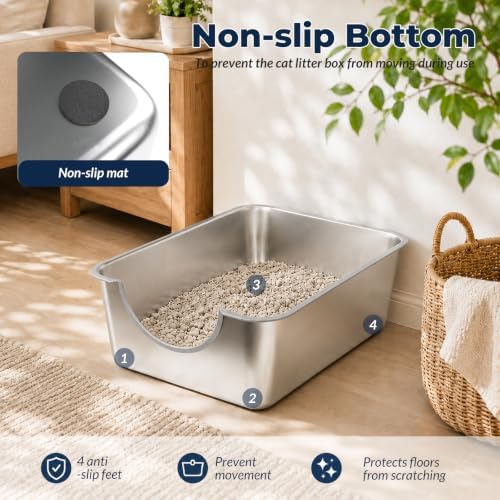 Stainless Steel Litter Box - Image 6
