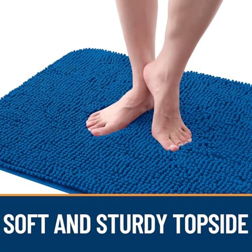 OLANLY Dog Door Mat for Muddy Paws 44x24, Super Absorbent Chenille Mud Mat - Image 4
