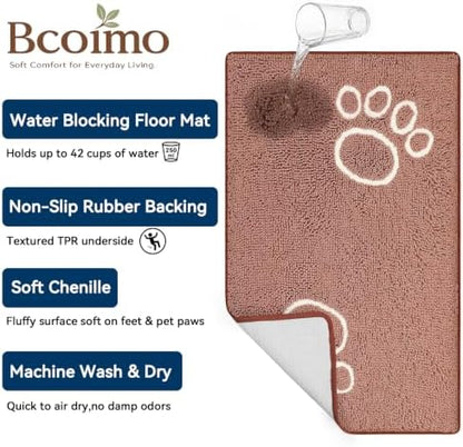Bcoimo Super Absorbent Dog Door Mat - Image 4