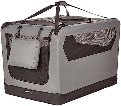 Amazon Basics Portable Folding Soft Pet Dog Crate Carrier Kennel by AmazonBasics