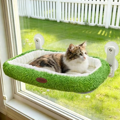 Woochpet Cat Window Perch, Foldable Cat Hammock by WOOCHPET