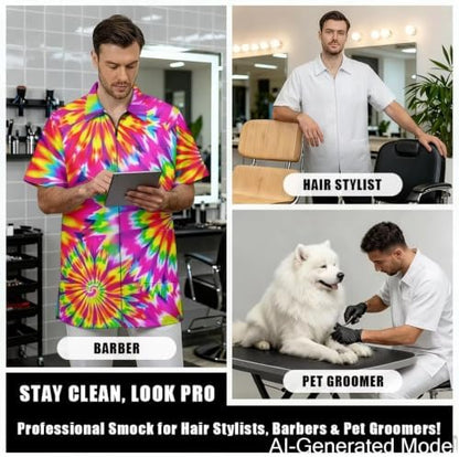 Professional Grooming Smock Unisex, Water Resistant Anti-Static - Image 4