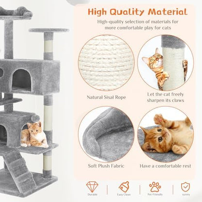 Sweetcrispy 54-inch Cat Tree Tower - Image 5