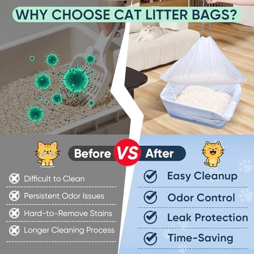 160 Ct Cat Litter Box Liners Compatible - Image 5