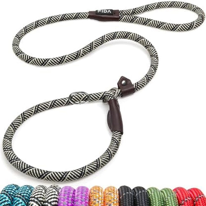 Fida Durable Slip Lead Dog Leash, 4 FT x 1/2" Dog Training Leash by Fida