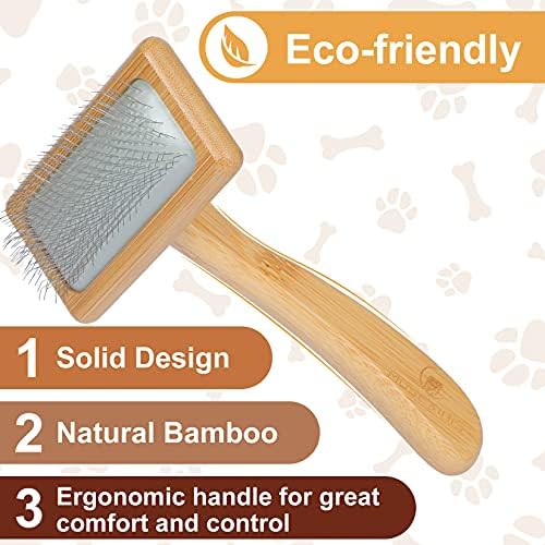 Muse&Iris Dog & Cat brush, Pet Slicker Brush - Image 4
