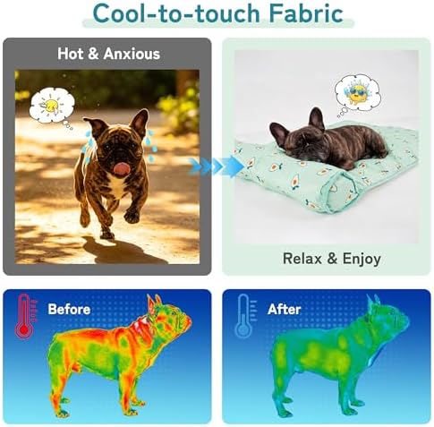 PUMYPOREITY Cooling Dog Bed, Pet Cooling Mat - Image 3