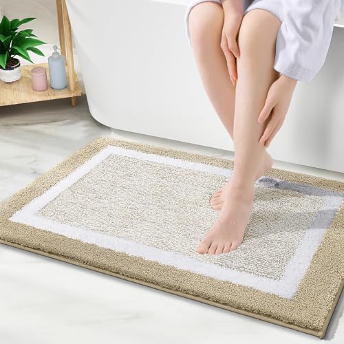 OLANLY Bathroom Rugs 36x24, Soft Absorbent Microfiber Bath Rugs by OLANLY
