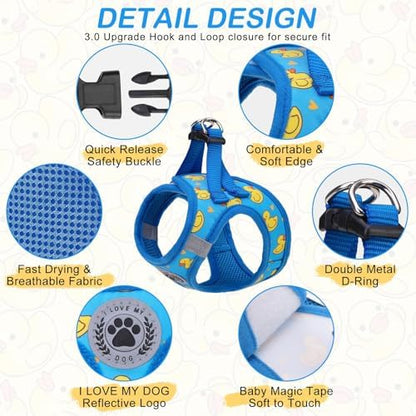 BEAUTYZOO Dog Harness Medium Sized and Leash Set, No Pull Pet Vest - Image 5