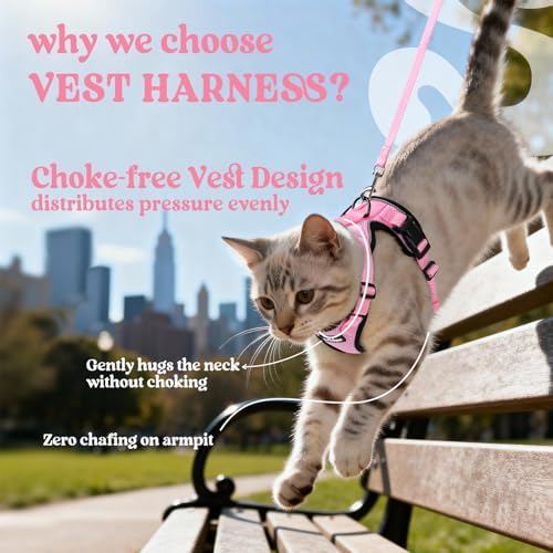 rabbitgoo Cat Harness and Leash Set, Escape Proof Vest - Image 3