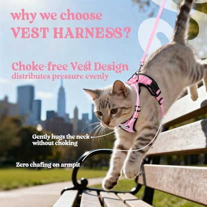 rabbitgoo Cat Harness and Leash Set, Escape Proof Vest - Image 3