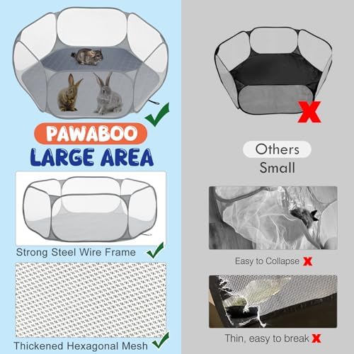 Pawaboo Small Animals Playpen - Image 3