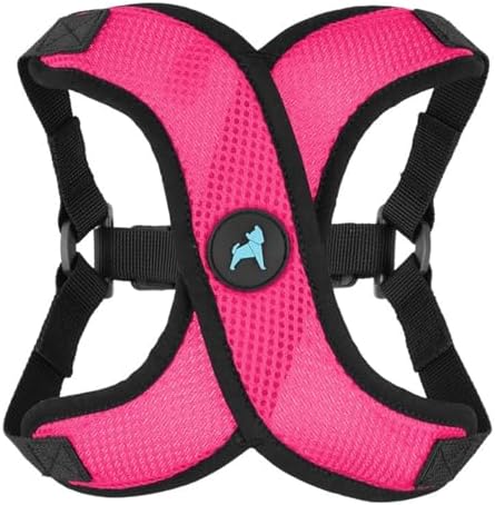 Gooby Comfort X Step-in Lite Harness, Choke-Free, Flamingo Pink by Gooby