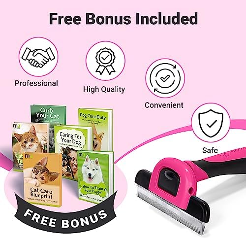 MIU COLOR Pet Grooming Brush, Deshedding Tool - Image 6