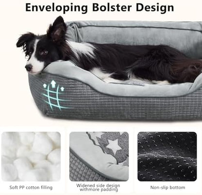 Washable Dog Bed Medium Size Dogs, Orthopedic Pet Bed - Image 5