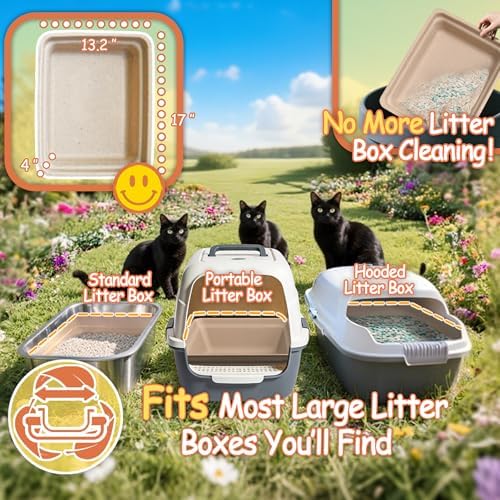 Disposable Litter Boxes for Cats Leak-Proof: 3/6/9/20/32-Pack Odor Control - Image 5