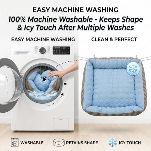 Cooling Dog Bed, Self-Cooling Pet Bed Mat - Image 6