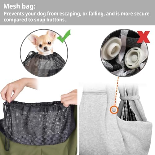 CUBY Adjustable Dog Cat Sling Carrier - Image 3