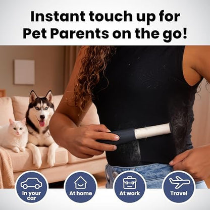 Retractable Mini Lint Roller for Pet Hair, 90 Sheets, 1 Pack + 2 Refills - Image 5