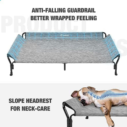Veehoo Cooling Elevated Dog Bed, Raised Dog Cot - Image 2