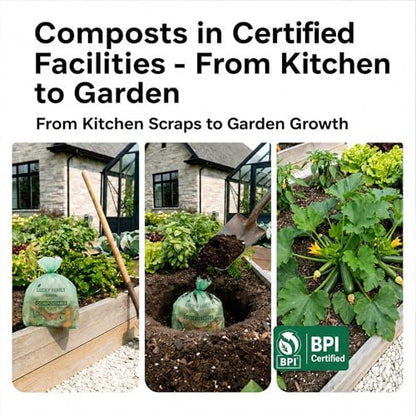 13 Gallon Drawstring Compost Bags - Image 7