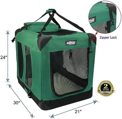 EliteField 3-Door Soft Dog Crate - Image 2