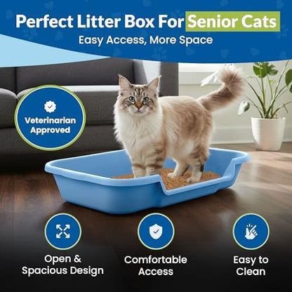 KittyGoHere Senior Cat Litter Box, Large - Image 2