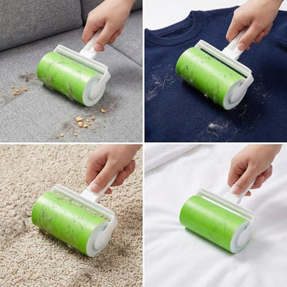 Reusable Washable Lint Roller 5 Pack, Sticky Mini and Medium Size - Image 2