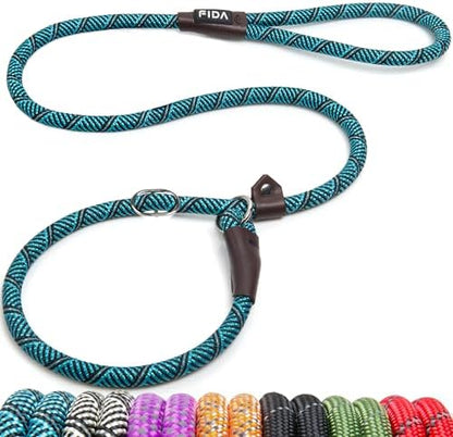 Fida Durable Slip Lead Dog Leash, 4 FT x 1/2" Dog Training Leash by Fida