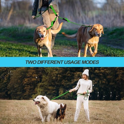 PetBonus Double Dog Leash, No Tangle Dual Leash, Walking Training Lead - Image 5